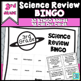 End of Year 3rd Grade Science Review BINGO