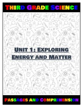 Preview of 3rd Grade Science- Unit 1 Exploring Energy and Matter