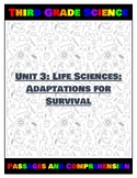 3rd Grade Science- Unit 3 Life Sciences: Adaptations for Survival