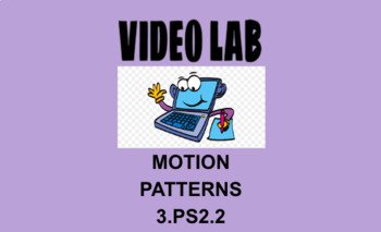 Preview of 3rd Grade Science Video Lab Activity 3.PS2.2 Motion Patterns