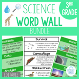 3rd Grade Science Word Wall BUNDLE