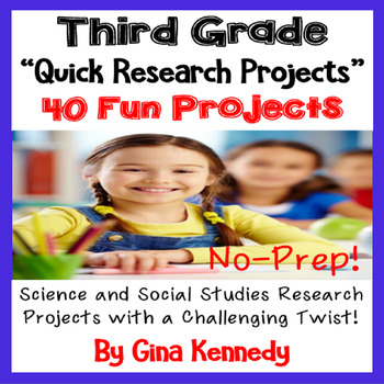 research projects for third grade