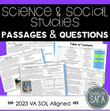 3rd Grade Science and Social Studies Reading Comprehension