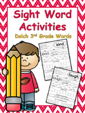 3rd Grade Sight Word Worksheets