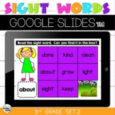 3rd Grade Sight Words Set 2 Mystery Picture Google Slides™