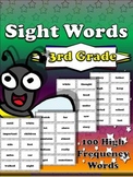 3rd Grade Sight Words List #3 - Third 100 High Frequency Words - Word Study