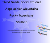 3rd Grade Social Studies Appalachian Rocky Mountains Smart