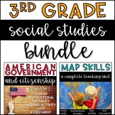 3rd Grade Social Studies BUNDLE: Map skills and Government