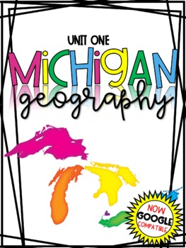 Preview of 3rd Grade Social Studies Curriculum Michigan Geography Unit