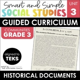 3rd Grade Social Studies Curriculum - U.S. Historical Docu
