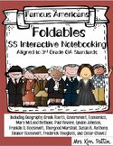 3rd Grade Historical Figures Foldables Vocab and Character