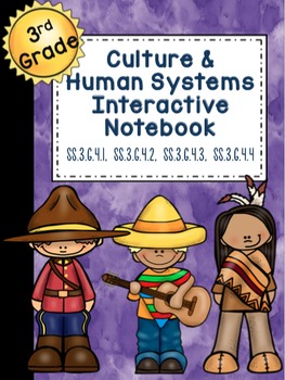 Preview of 3rd Grade Social Studies Notebook: Culture & Human Systems