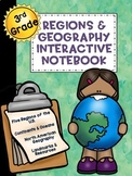 3rd Grade Social Studies Notebook: Geography and Regions