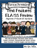 Text Features for 3rd Grade ELA and Social Studies Review