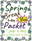 3rd Grade Spring Break Packet - Georgia Standards; Georgia
