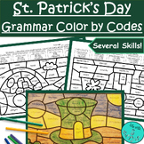 3rd Grade St. Patrick's Day Grammar & Parts of Speech Colo