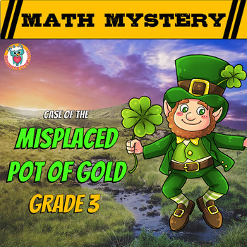 Preview of 3rd Grade St Patrick's Day Math Activity -  St. Patrick's Day Math Mystery