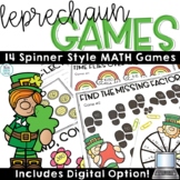 St. Patrick's Day Math Games Centers Activities March 3rd 