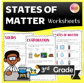 Preview of States of Matter Worksheets