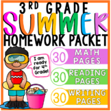 3rd Grade Summer Packet (for Rising 4th Graders) | Distanc