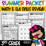 3rd Grade Summer Packet 3rd Grade End of Year Math and ELA