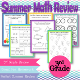 3rd Grade Summer Review Activity Booklet Distance Learning