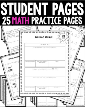 3rd Grade Summer Packet by Alyssha Swanson - Teaching and Tapas | TpT