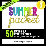 3rd Grade Summer Packet