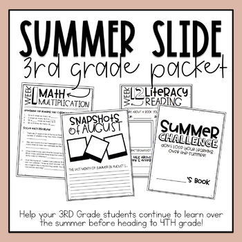 3rd grade summer reading list teaching resources tpt