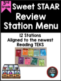 3rd Grade Sweet STAAR Review Stations TEKS aligned