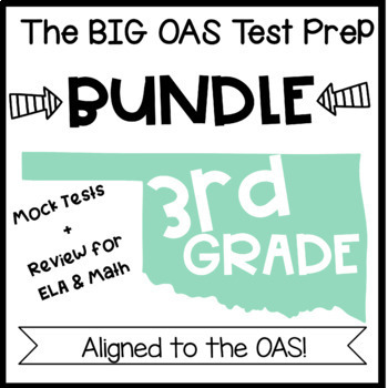 Preview of Oklahoma TEST PREP 3rd Grade Bundle!