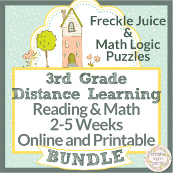 Freckle Juice Math Logic Puzzles Distance Learning 3rd Grade