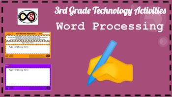 Preview of 3rd Grade ELA Technology Activities - Google Slides (Creative Writing ONLY)