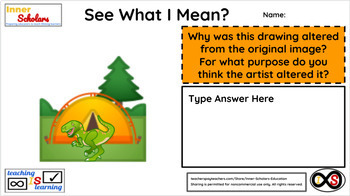 Preview of 3rd Grade ELA Technology Activities - Lesson 28: Altering Images