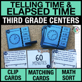 3rd Grade Telling Time and Elapsed Time Math Games 3rd Gra