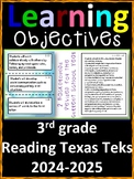 3rd Grade Texas TEKS Reading/ Writing Learning Objective C