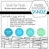 Paired Passages Reading and Writing Bundle