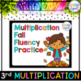 3rd Grade Thanksgiving Fall Multiplication Worksheet Pack 