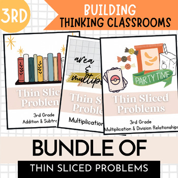 Preview of 3rd Grade Thin Sliced Problems Bundle