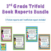 3rd Grade Trifold Book Reports Bundle: Fiction and Nonfiction