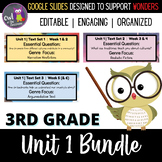 3rd Grade - Unit 1 BUNDLE - Google Slides© Aligned w/ Wond