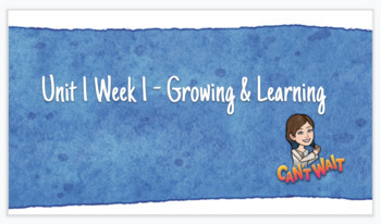 Preview of 3rd Grade - Unit 1 Week 1 Wonders Companion - Google Slides (editable) 