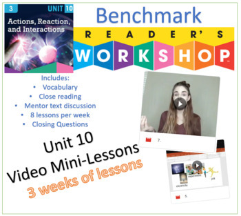Preview of 3rd Grade Unit 10 of Video Mini-lessons for use with Benchmark Workshop