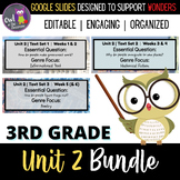 3rd Grade - Unit 2 BUNDLE - Google Slides© Aligned w/ Wond
