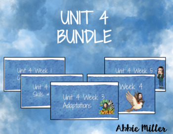 Preview of 3rd Grade - Unit 4 BUNDLE Wonders Companion - Google Slides (editable) 