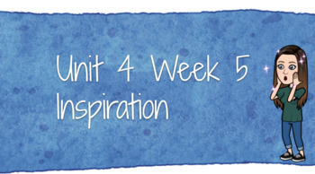 Preview of 3rd Grade - Unit 4 Week 5 Wonders Companion - Google Slides (editable)
