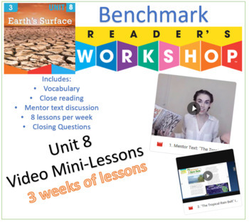Preview of 3rd Grade Unit 8 of Video Mini-lessons for use with Benchmark Workshop