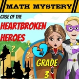 3rd Grade Valentine's Day Math Mystery Math Worksheets Pri