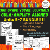 3rd Grade Vocabulary Journal BUNDLE (CKLA Aligned) Units 5-7
