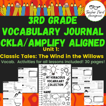Preview of 3rd Grade Vocabulary Journal (CKLA/Amplify Aligned) Unit 1